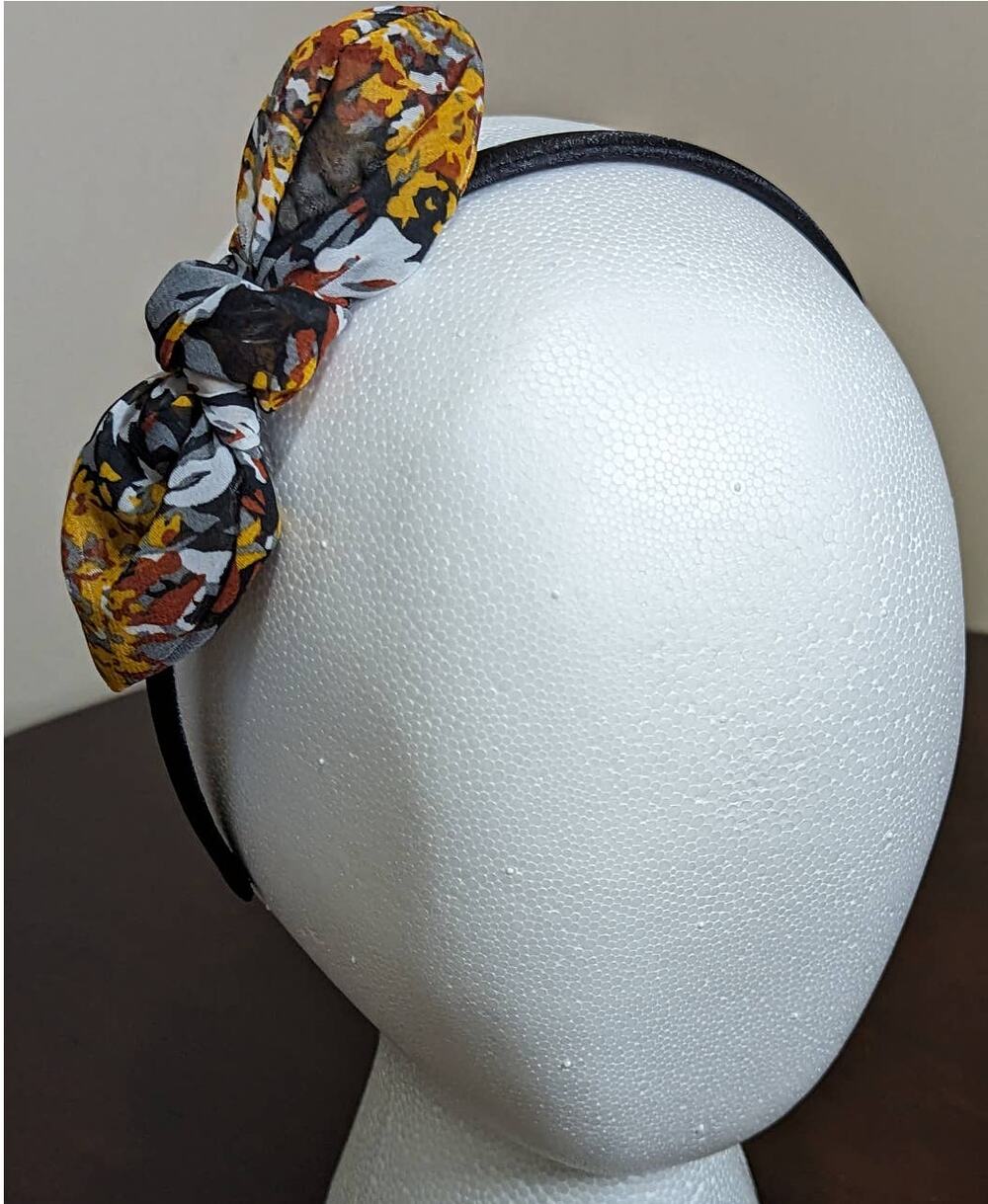 New Headband With Fabric Knot Bow